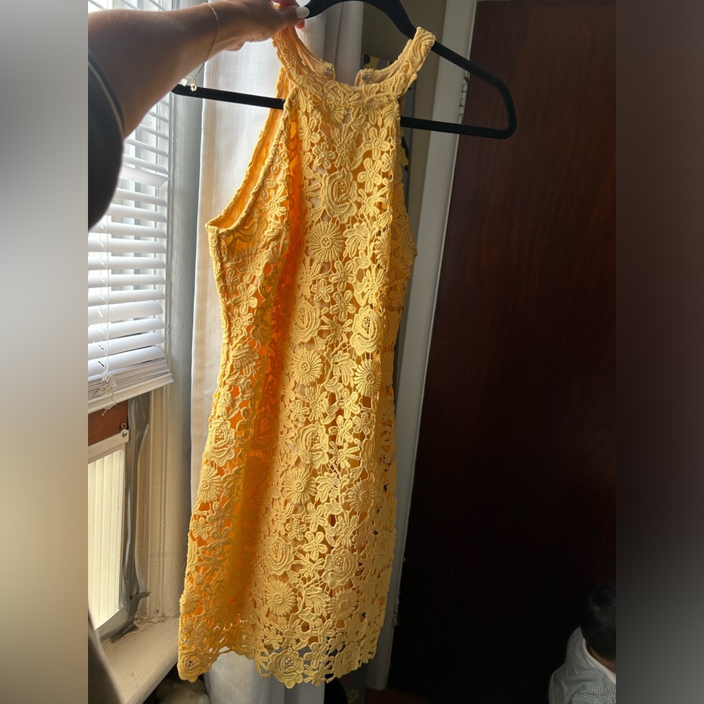 Yellow dress
